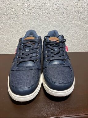 Levi's Men's Dark Navy Denim Low-Top Sneakers